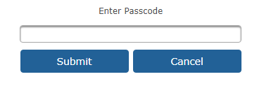 Two-Factor Authentication Passcode