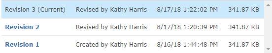 Revision History